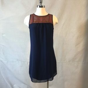 Navy Blue mini dress - size small